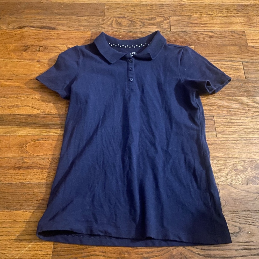 Navy polo school uniform top 10/12